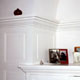 detail of wainscoting