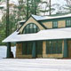 exterior of house in winter